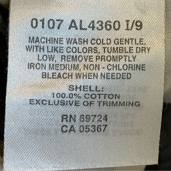 Columbia army green cotton cargo utility shorts roll tab hem size 10 - Picture 11 of 11